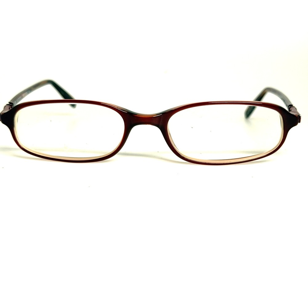 Valentino 5270 031A Eyeglasses Tortoise Burgundy Oval Frames Italy 130mm
